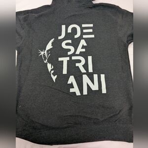 Joe Satriani Surfing To Shockwave 2016 Vintage Concert Merch Black Hoodie XL